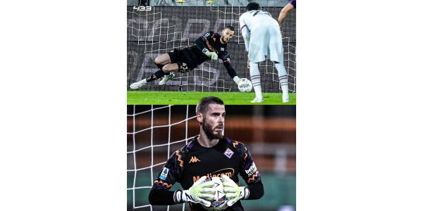 Na een jaar van settelen keerde doelman De Gea terug naar het slagveld van de Serie A